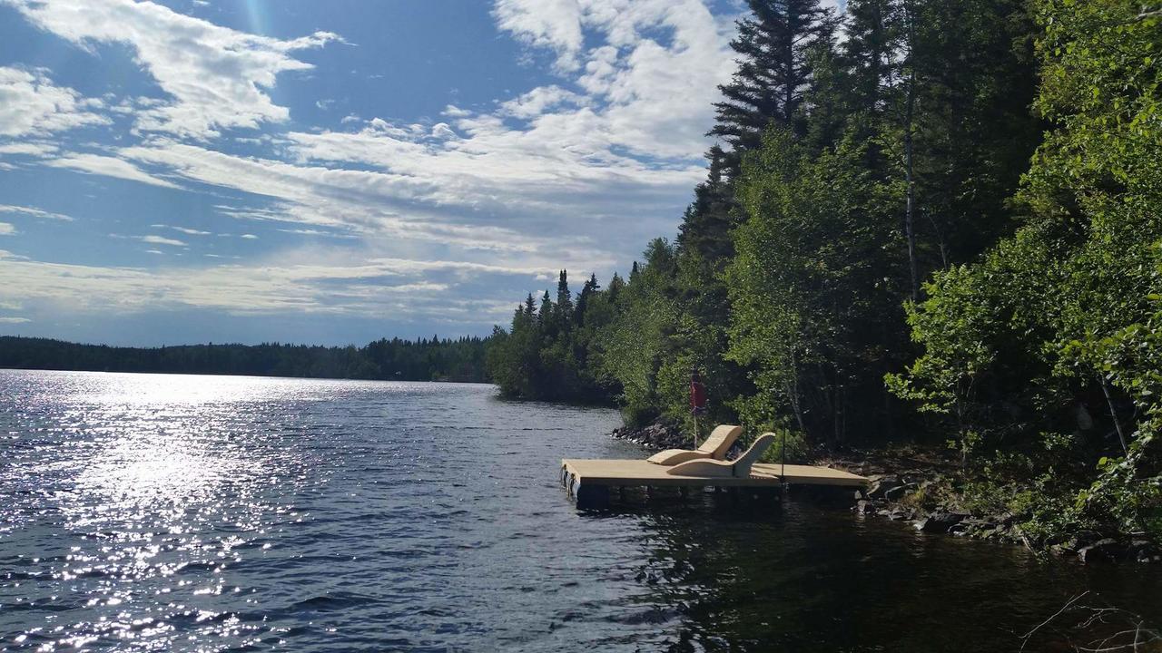 Residence Touristique Lodge Des Bois Saint-Félix-d'Otis エクステリア 写真